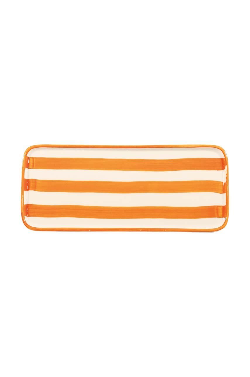 Zafferano un set de farfurii Righe 26,5 x 11,5 cm 2-pack