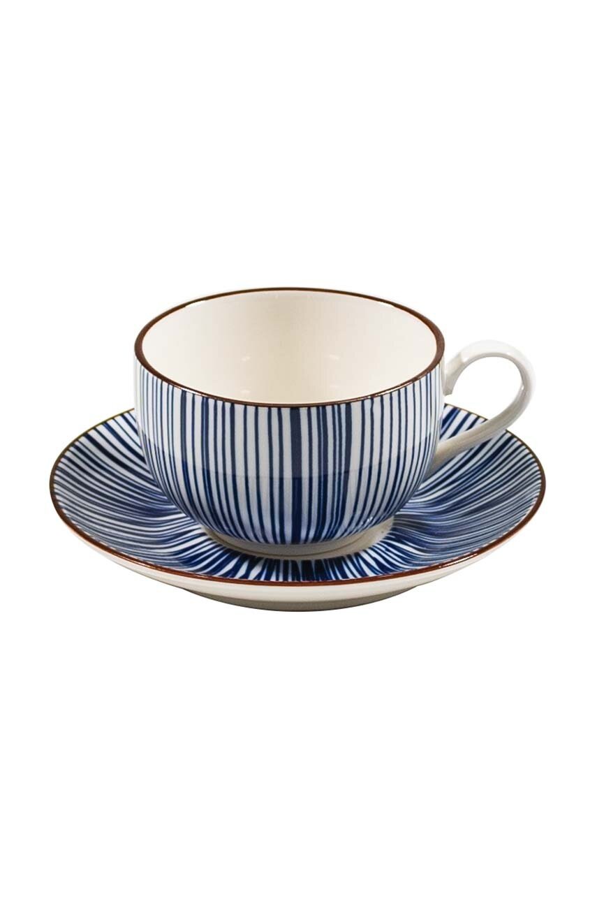 

Чаша и чинийка Zafferano Tue Tea (4 броя), Многоцветен