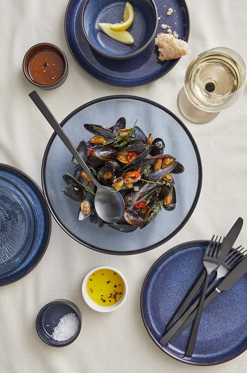 Σετ μαχαιροπήρουνων για 4 άτομα Bitz Dele Black 16-pack φωτογραφία