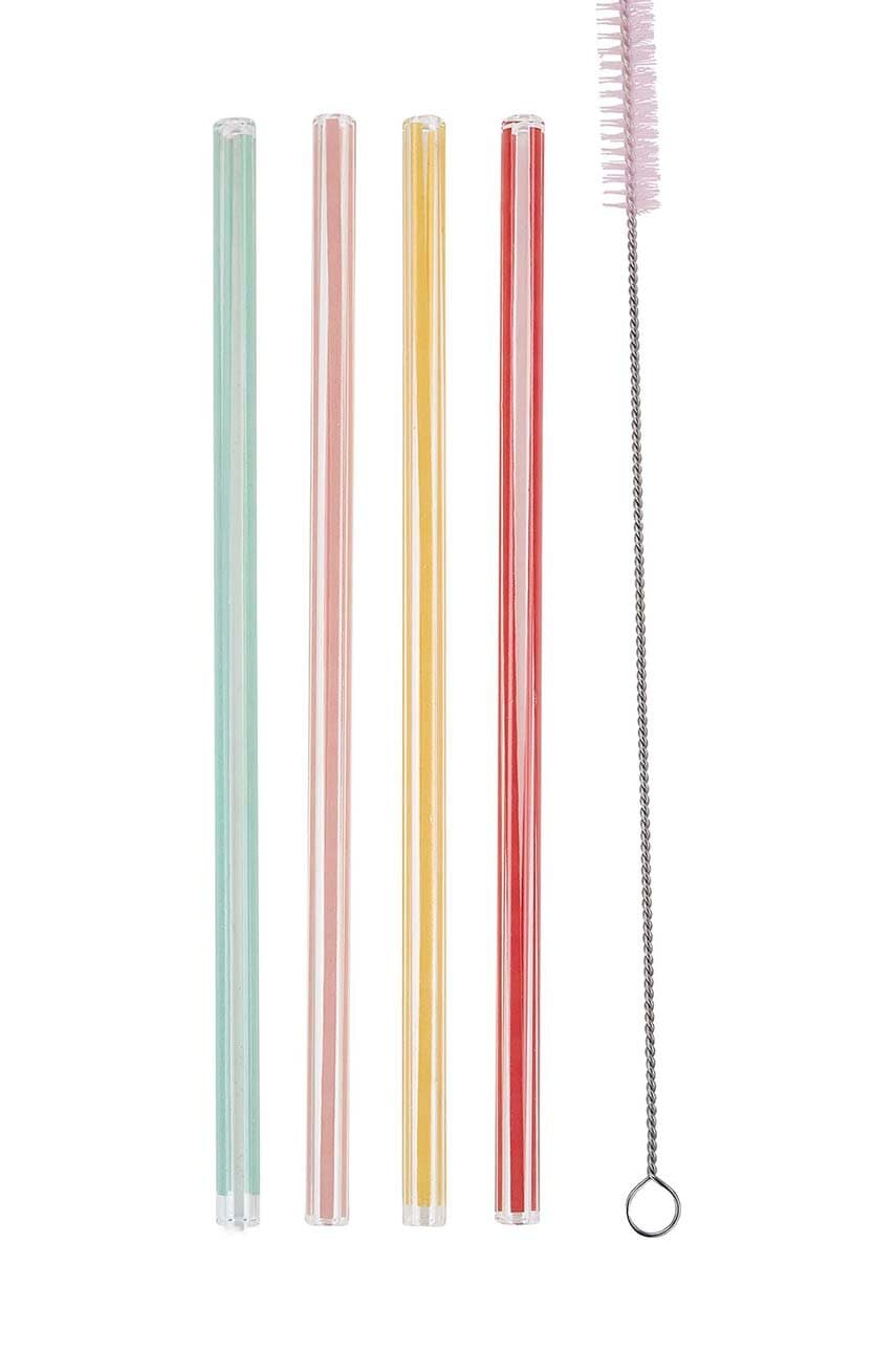 Miss Etoile set de paie cu o perie 4-pack Miss Etoile set de paie cu o perie 4-pack