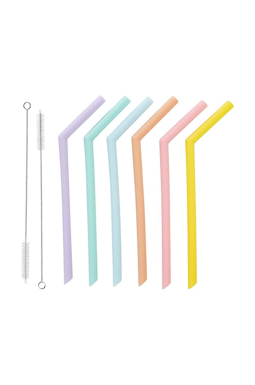 Miss Etoile set de paie cu perii 6-pack Miss Etoile set de paie cu perii 6-pack