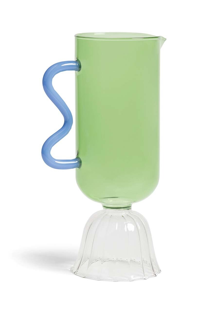 &k amsterdam carafa tulip green 0.7 L