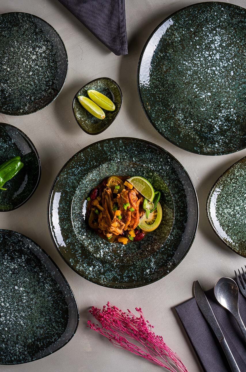 Πιάτο Bonna Cosmos Black Vago o 19 cm φωτογραφία