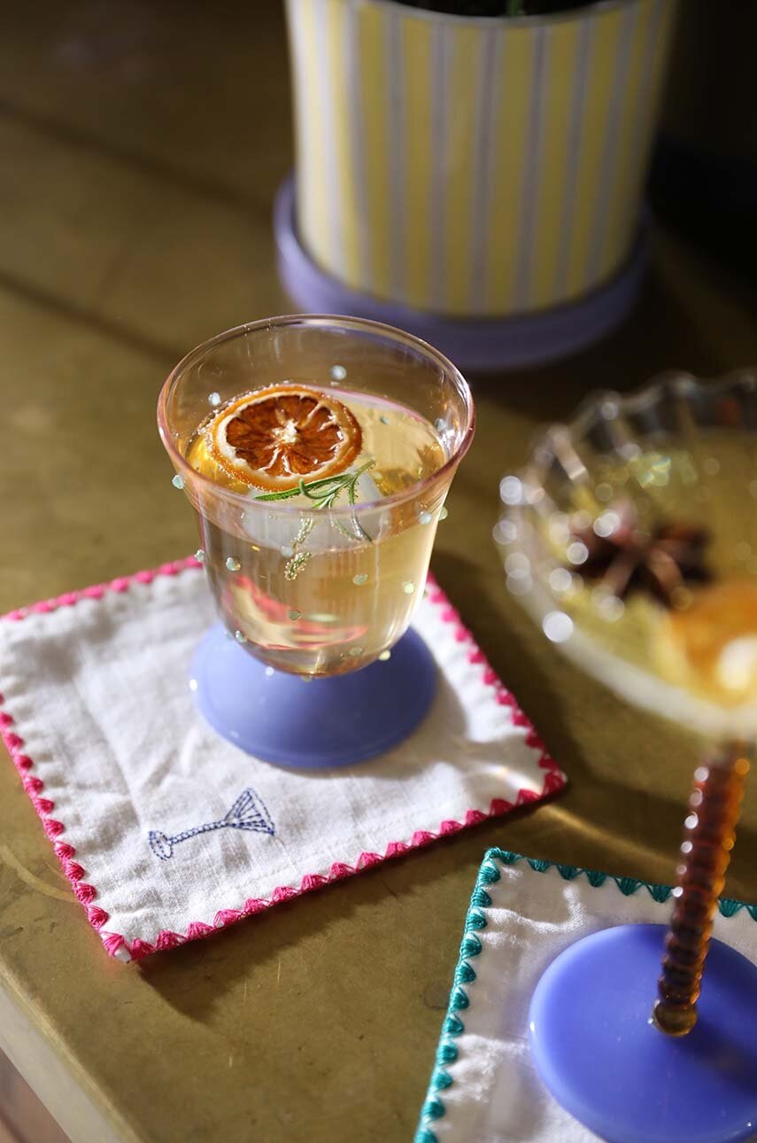 Σετ πετσέτες κοκτέιλ &k amsterdam Napkin Cocktail Zigzag 4-pack φωτογραφία