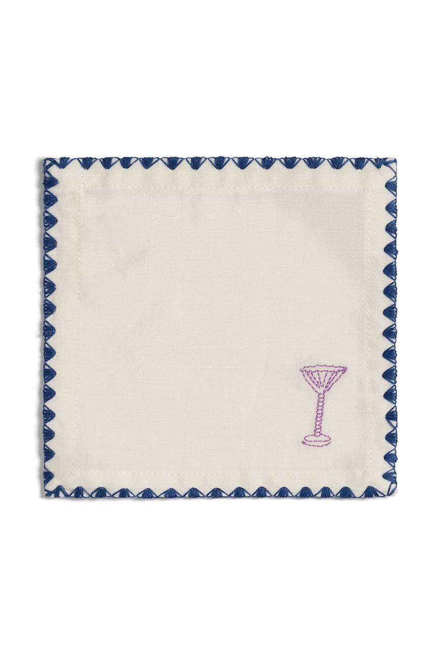 Σετ πετσέτες κοκτέιλ &k amsterdam Napkin Cocktail Zigzag 4-pack φωτογραφία
