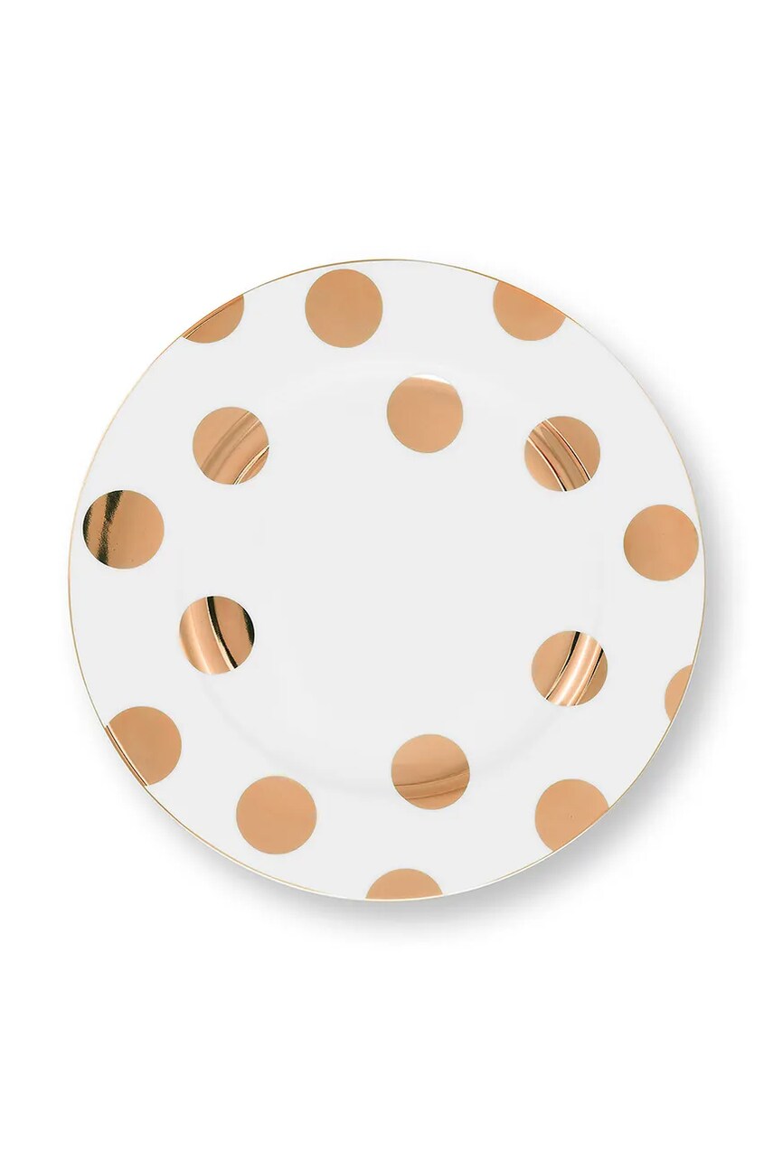 Pip Studio un set de farfurii Dot Delight White-Go 6-pack