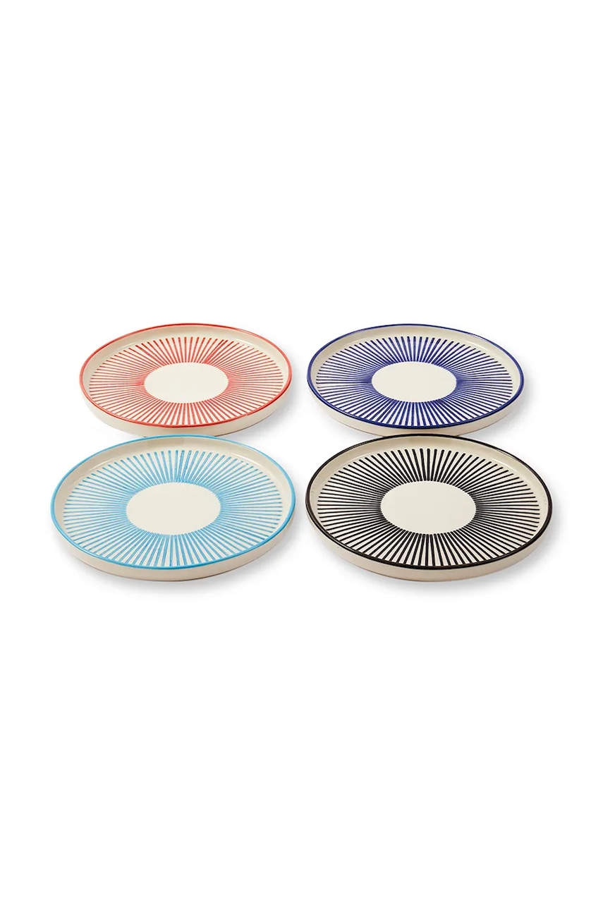 Pols Potten set de farfurii pentru desert Handpainted 20 x 2 cm 4-pack