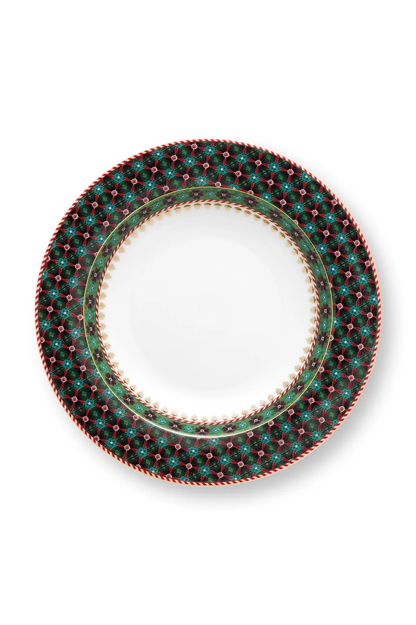 Pip Studio set de farfurii adânci Clover Green 6-pack