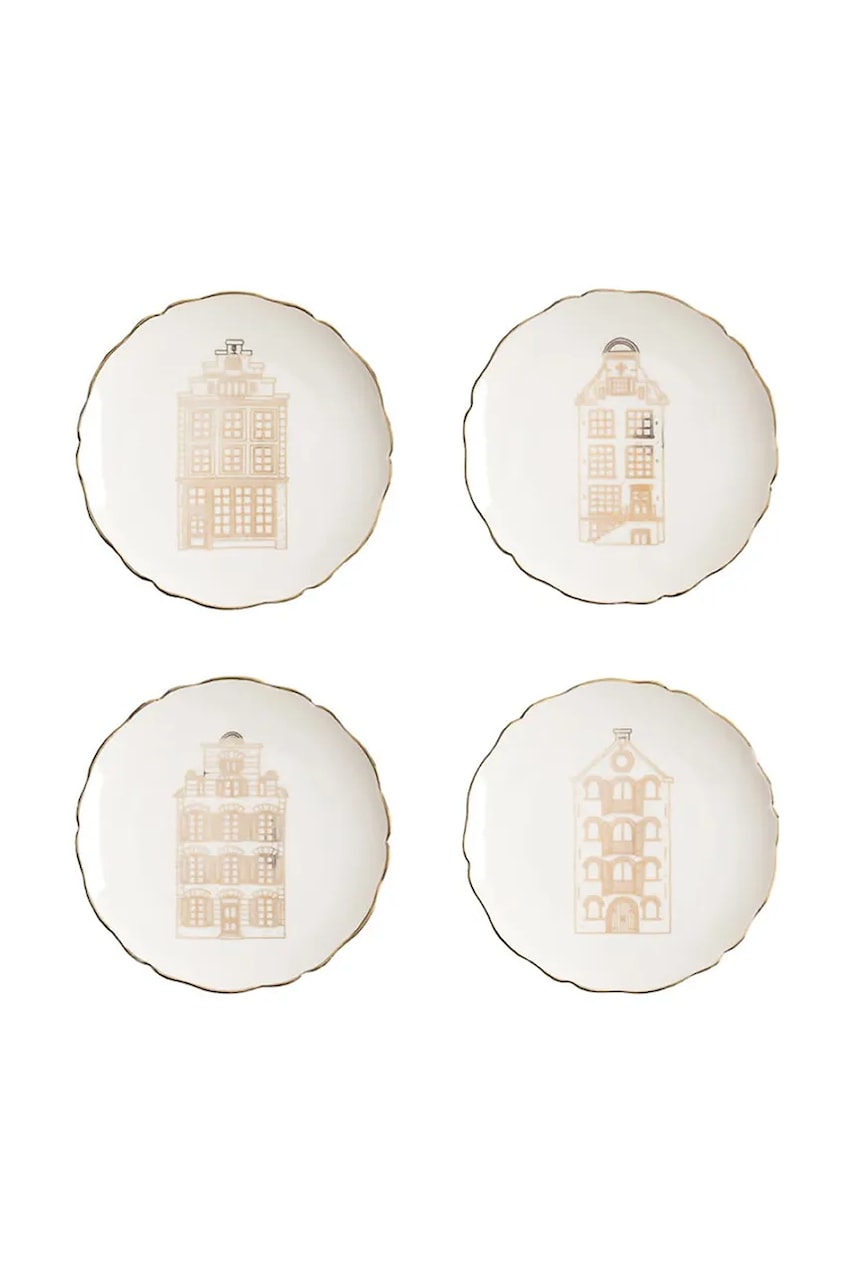 &k amsterdam set de farfurii pentru desert Canal House 4-pack