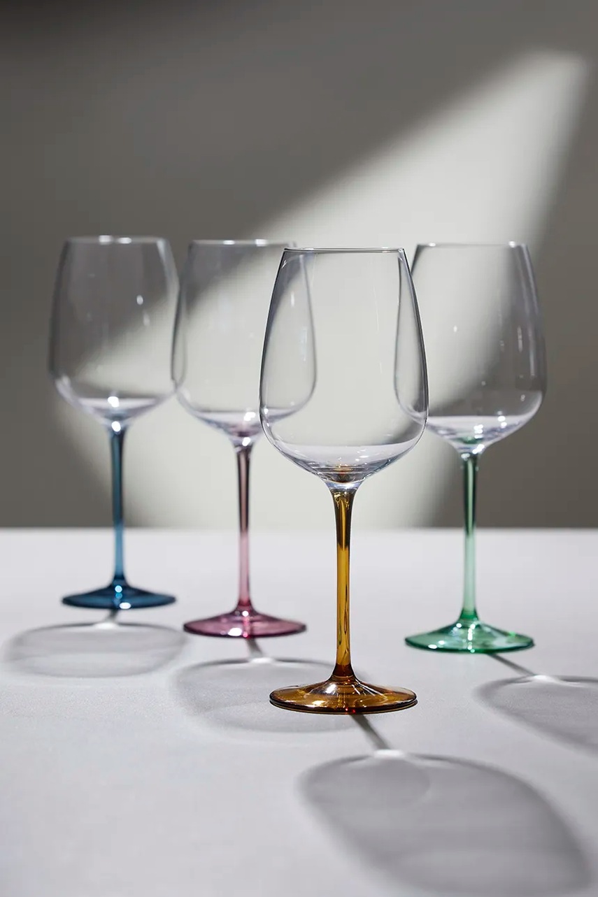 Σετ ποτηριών κρασιού Lyngby Vienna 530 ml 4-pack χρώμα: πολύχρωμο φωτογραφία