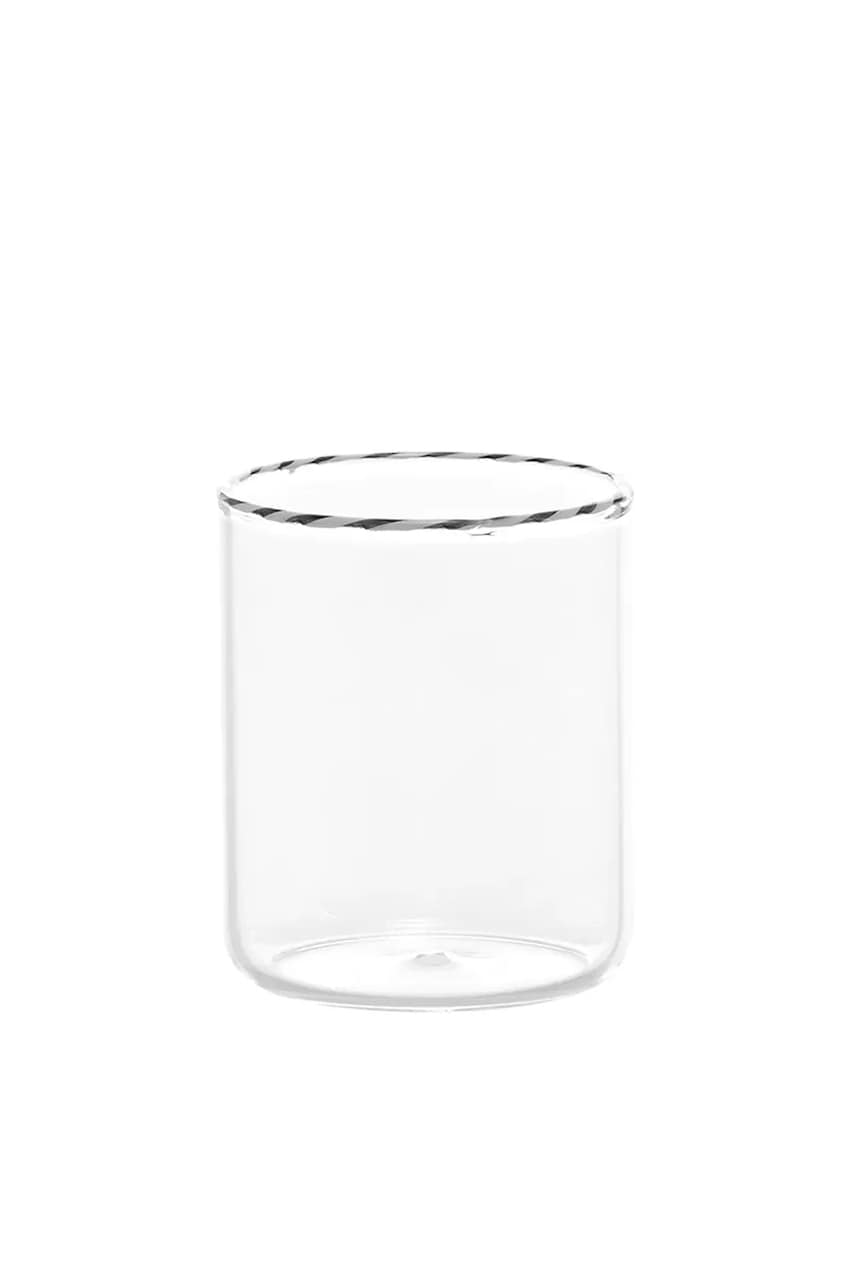 Zafferano set de pahare Intrecci 460 ml culoarea alb