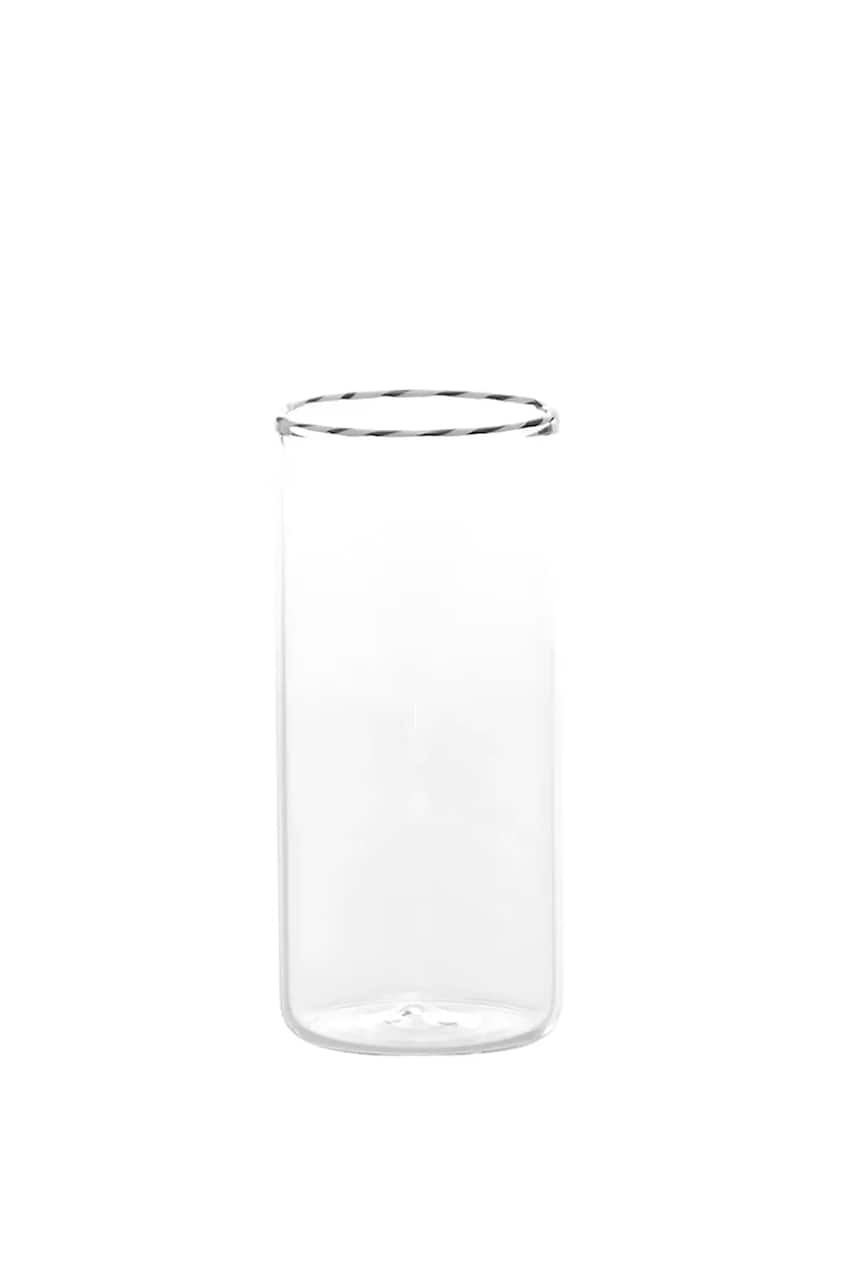 Zafferano set de pahare Intrecci Highball 420 ml 6-pack culoarea alb