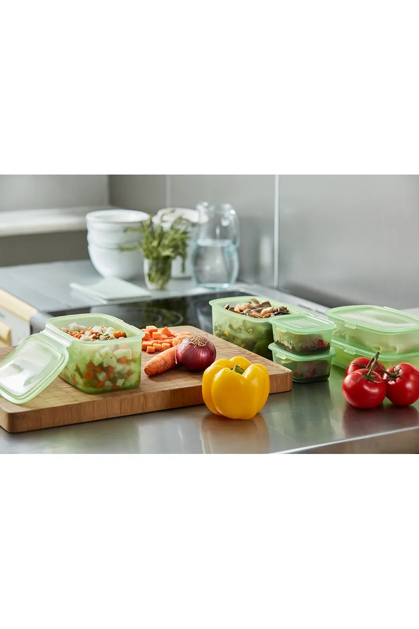 Σετ δοχείων αποθήκευσης με καπάκι Lekue 0,2 / 0,5 / 1 L 3-pack φωτογραφία