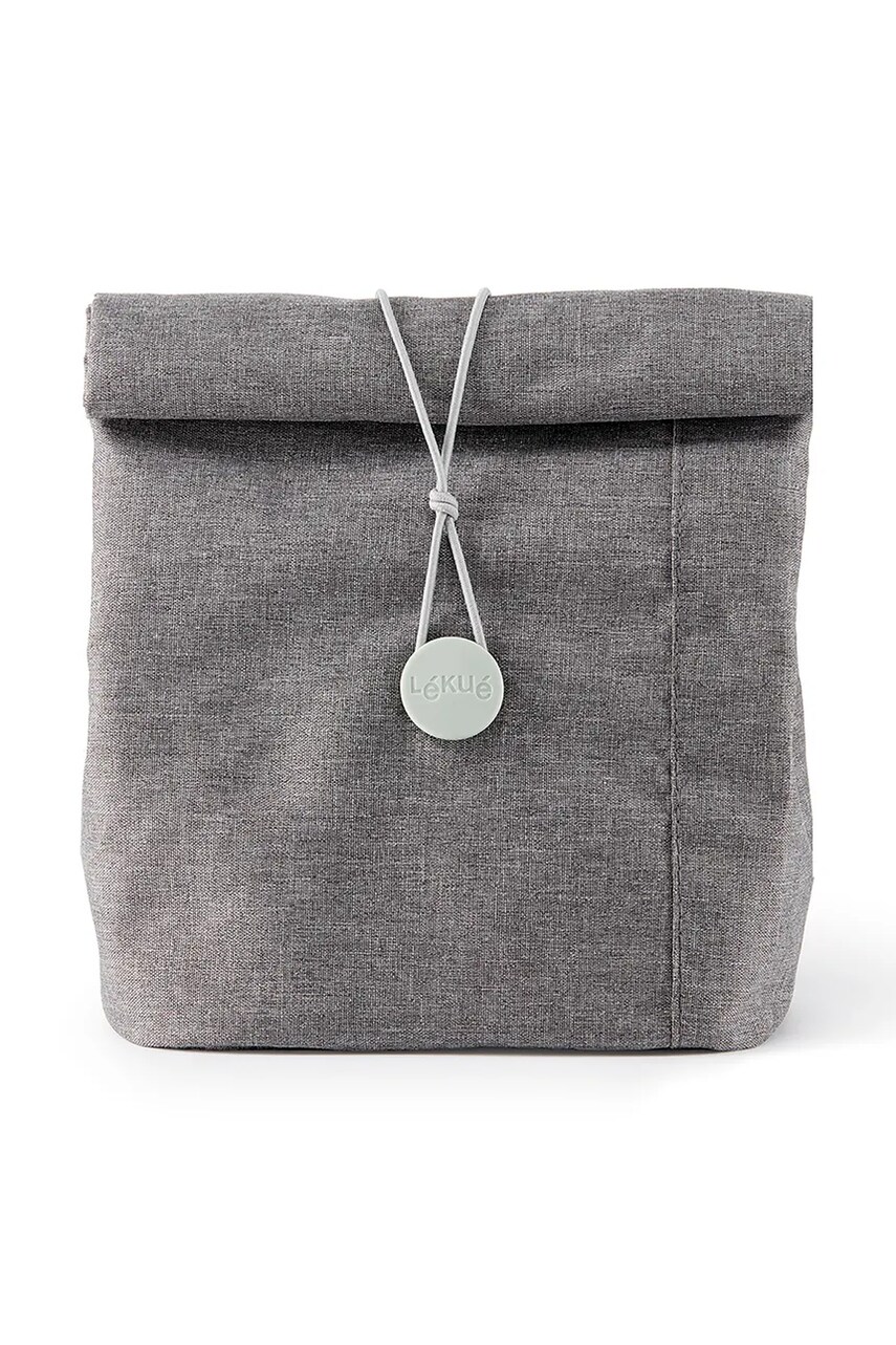 Lekue cutie pentru mancare To Go Organic culoarea bej