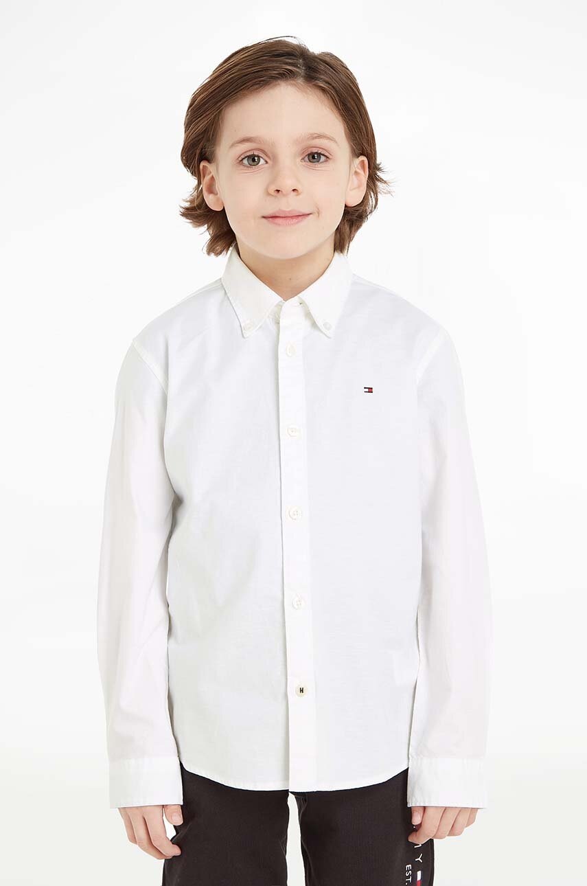 

Детска риза Tommy Hilfiger в бяло KB0KB06964, Бял