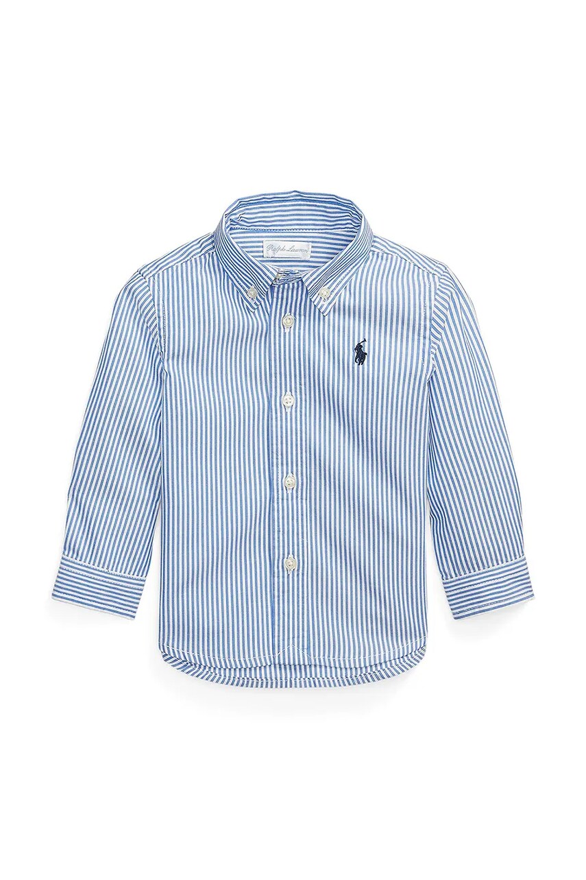 Levně Košile Polo Ralph Lauren modrá barva, 320819240001