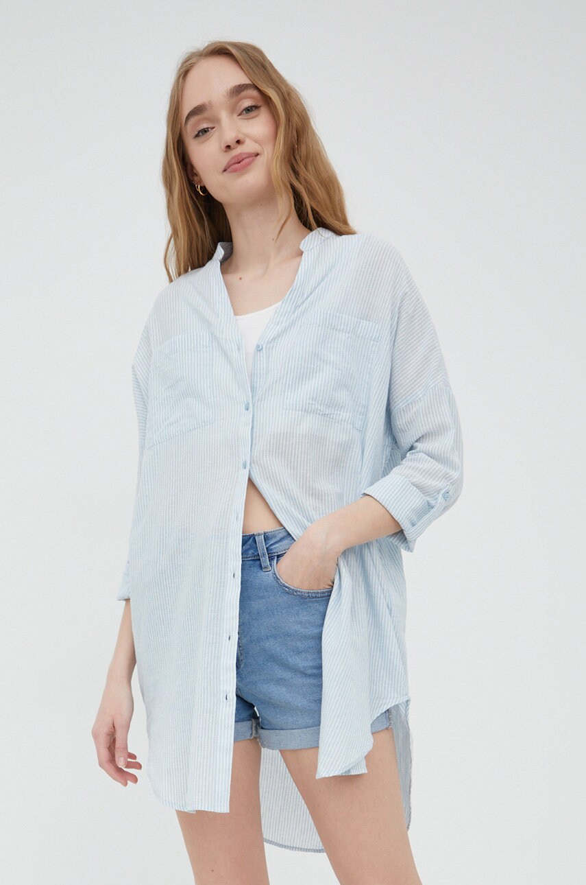 Vero moda camasa din bumbac femei, , relaxed