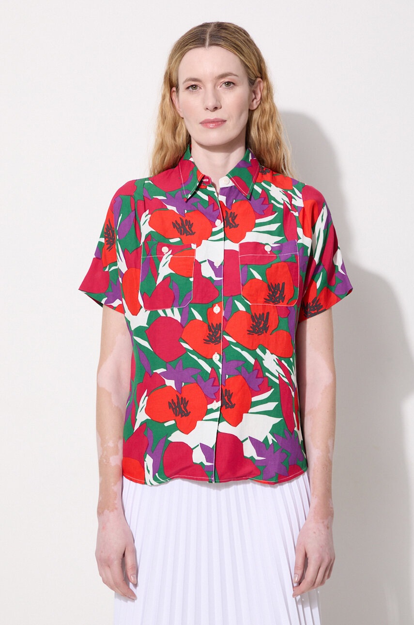 A.P.C. cămașă din amestec de in