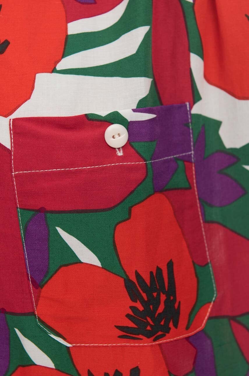 Košile s příměsí lnu A.P.C. Chemise Zoe (obrázek 6)