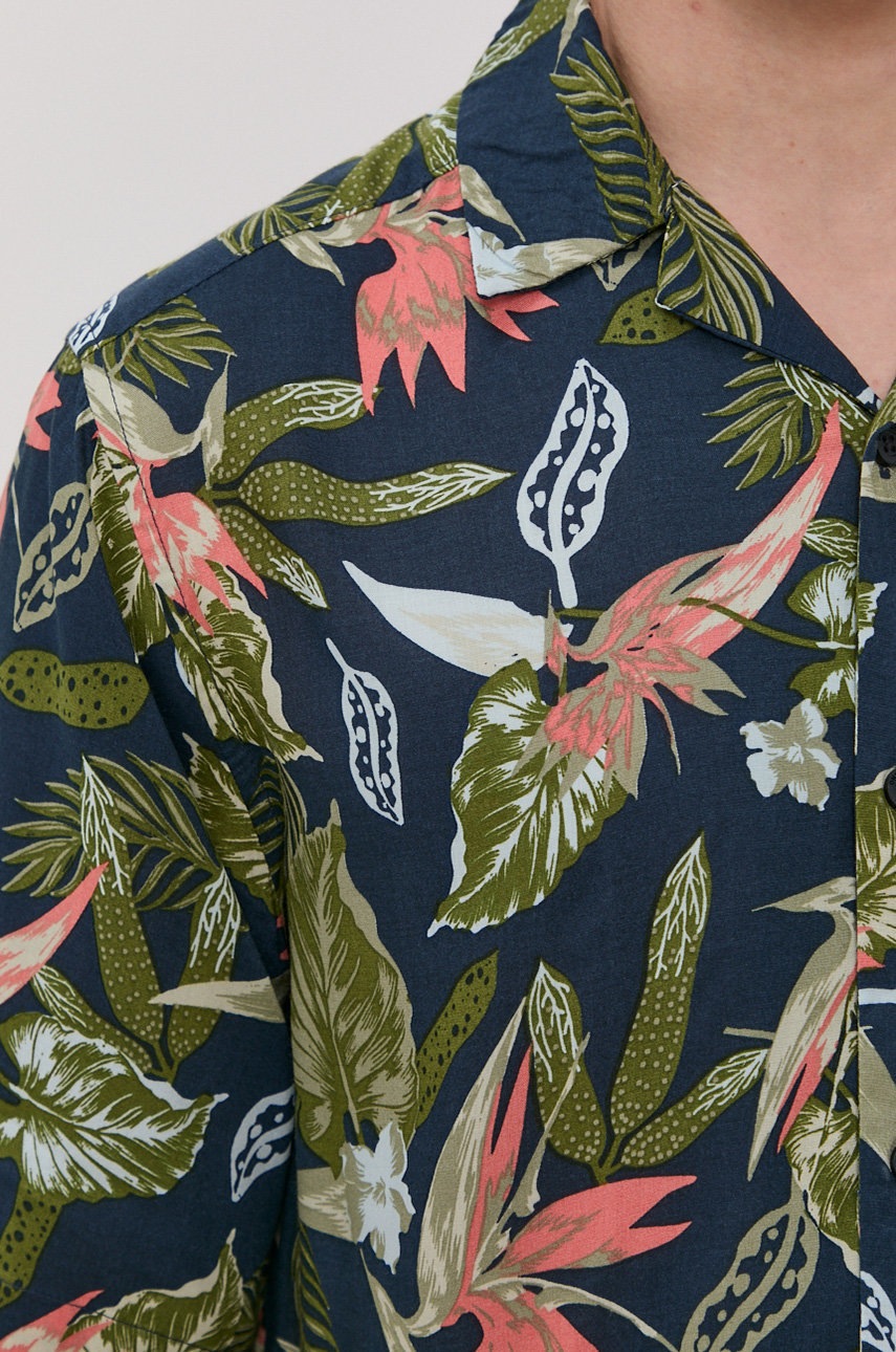 

Сорочка Only & Sons чоловіча колір синій regular класичний комір