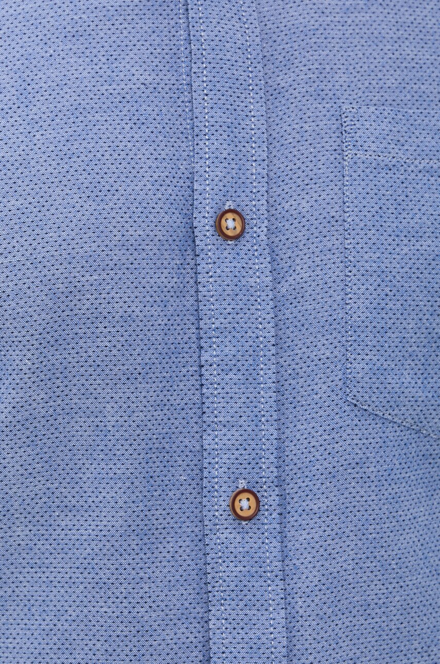 

Хлопковая рубашка Jack & Jones мужская regular итальянский воротник