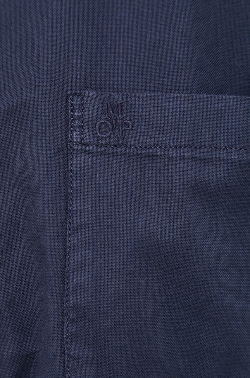 

Бавовняна сорочка Marc O'Polo чоловіча колір синій regular комір button-down