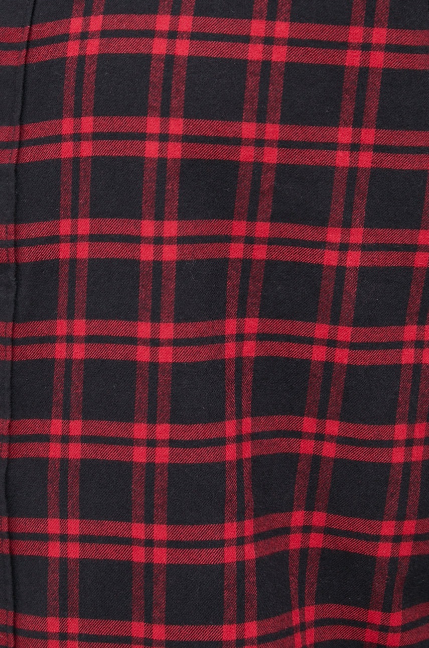 

Хлопковая рубашка Selected Homme мужская цвет красный slim воротник button-down