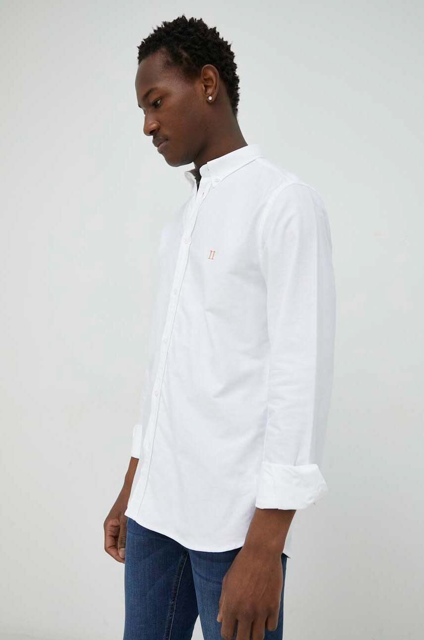 Levně Košile Les Deux bílá barva, regular, s límečkem button-down