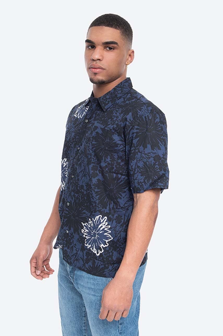 Norse Projects cămașă din bumbac Carsten bărbați, culoarea bleumarin, cu guler clasic, regular N40.0517.7169-7169 Norse Projects cămașă din bumbac Carsten bărbați, culoarea bleumarin, cu guler clasic, regular N40.0517.7169-7169
