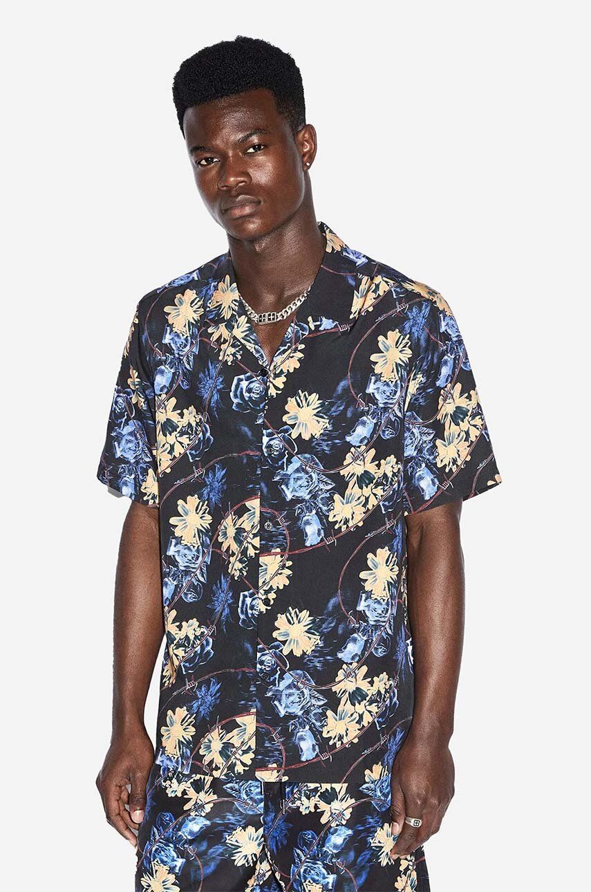 Košile KSUBI Hyperflower Resort pánská, relaxed, s klasickým límcem, MSP23SH005-ASSORTED - vícebarev