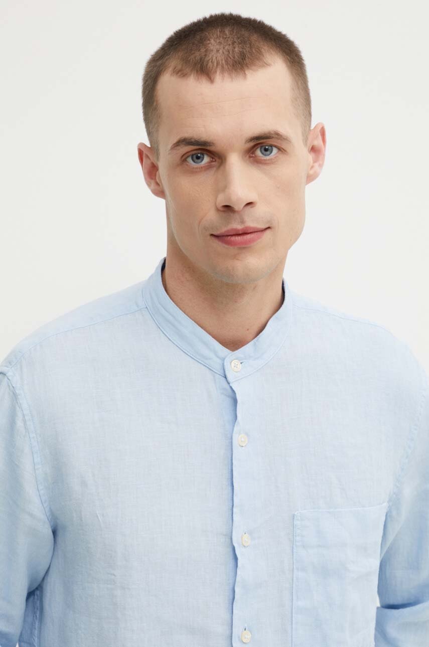 Сорочка з льону Marc O`Polo regular зі стійкою 7325868703287 
