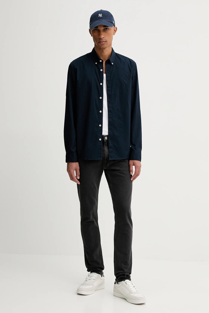 Хлопковая рубашка Marc OPolo regular воротник button-down B21726842342