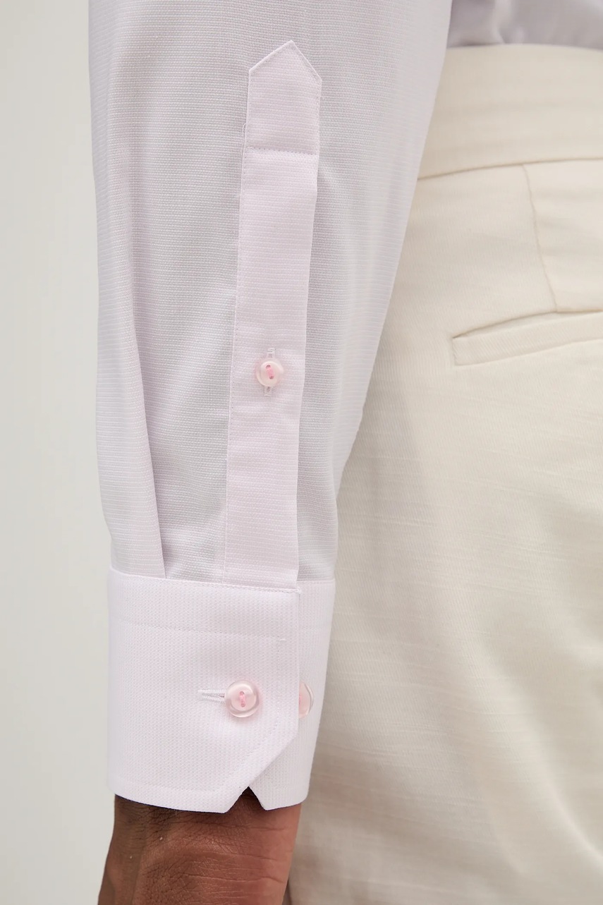 Βαμβακερό πουκάμισο Eton ανδρικό, χρώμα: ροζ, 100001767 φωτογραφία