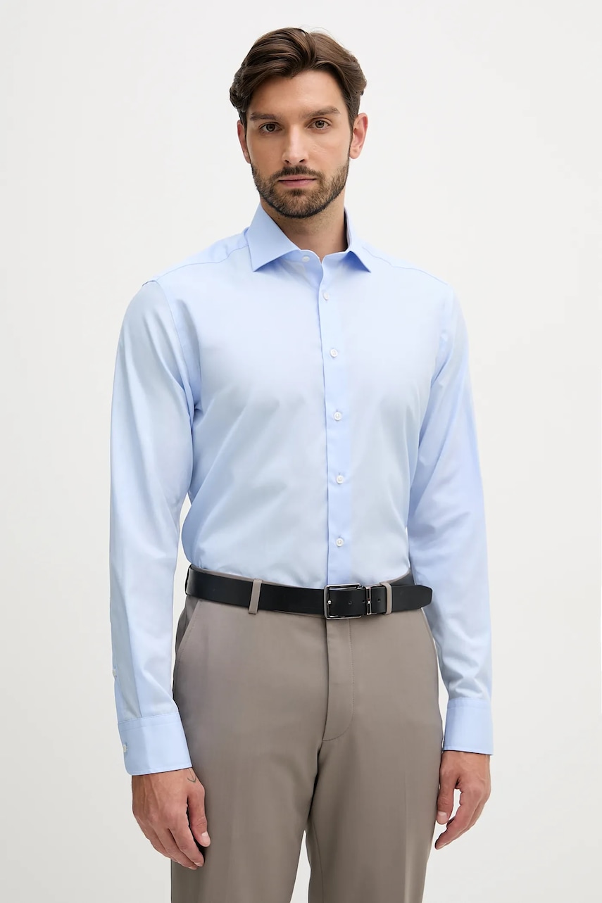 Hackett London cămașă din bumbac cu guler italian, slim, HM304529