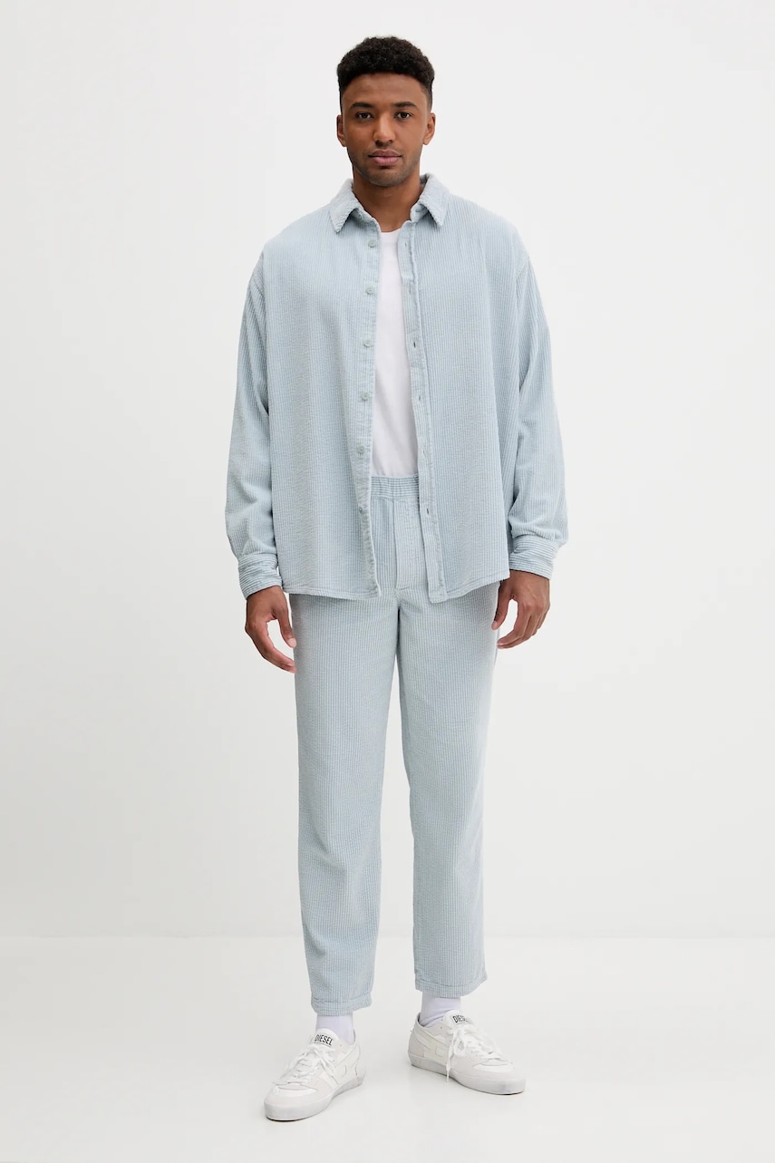 Вельветовая рубашка American Vintage relaxed классический воротник MPADO06A Вельветовая рубашка American Vintage relaxed классический воротник MPADO06A