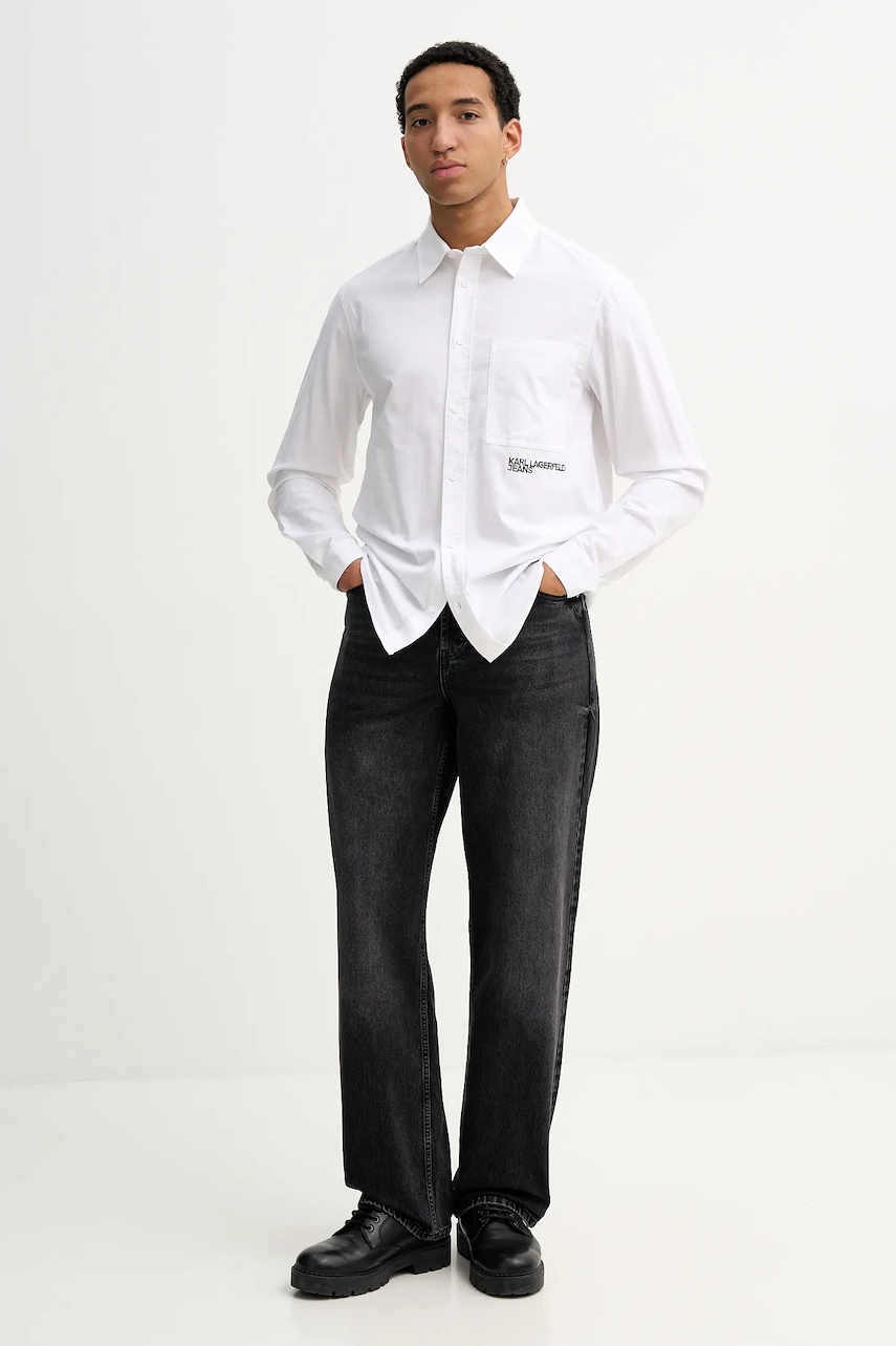 Bavlnená košeľa Karl Lagerfeld Jeans