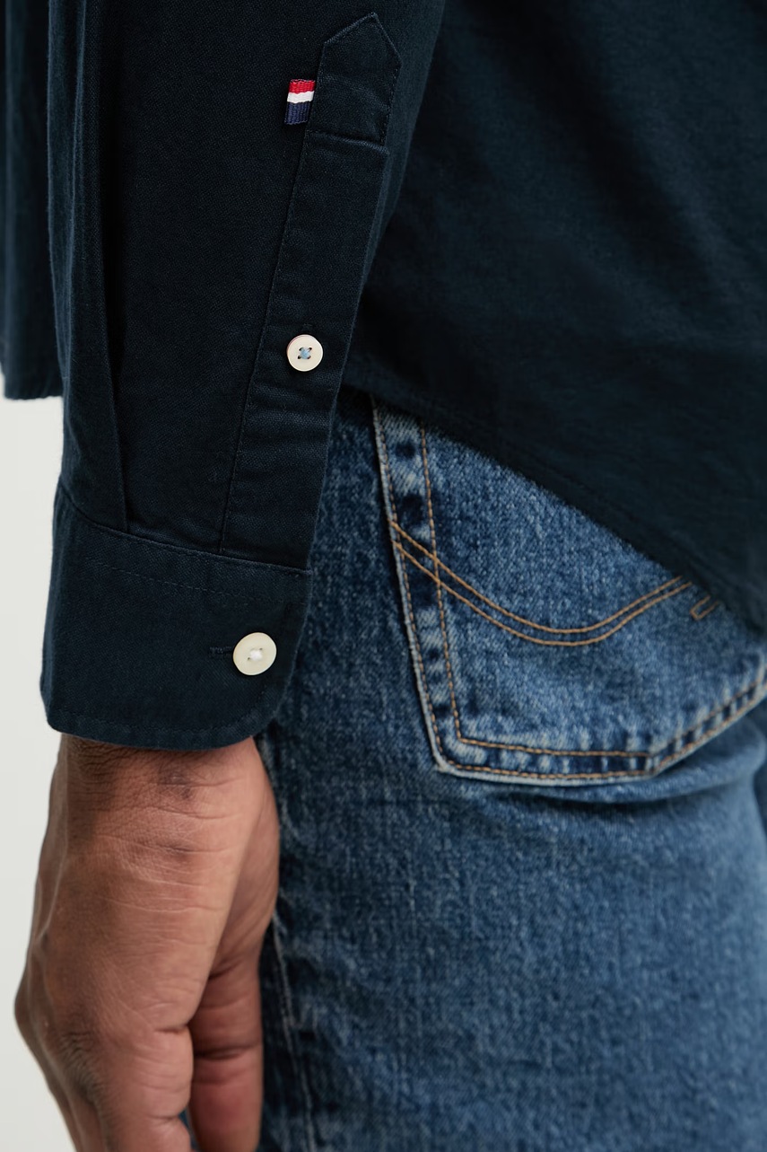 Bavlněná košile U.S. Polo Assn. PEACHED OXFORD LS (obrázek 6)