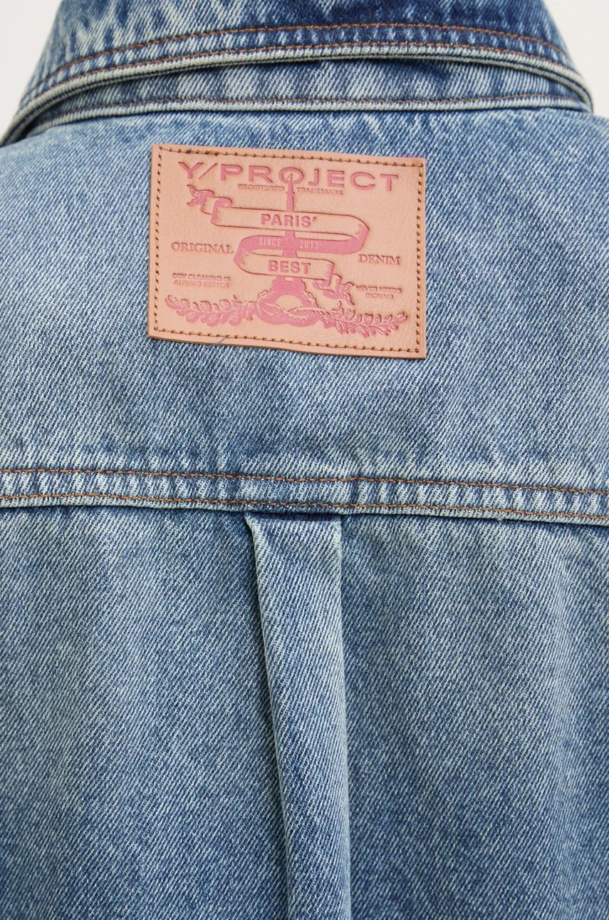 Τζιν πουκάμισο Y/Project EVERGREEN PARIS' BEST PATCH DENIM SHIRT φωτογραφία