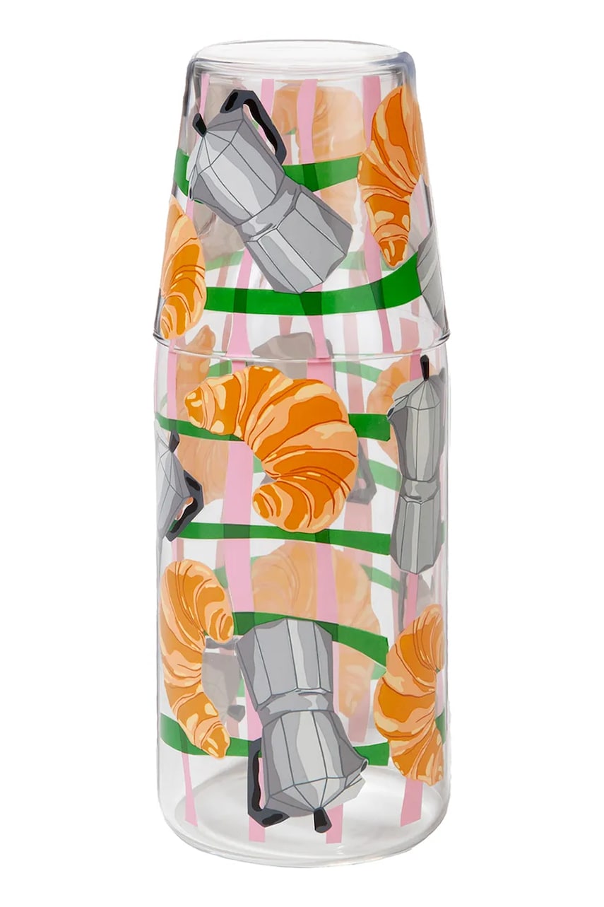 DOIY carafă cu sticlă Good Morning Jar & Glass