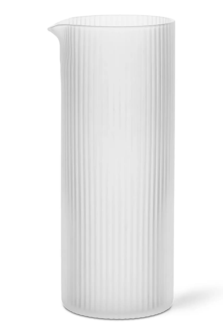 ferm LIVING ulcior de lapte Ripple Milk Jug 400 ml culoarea alb