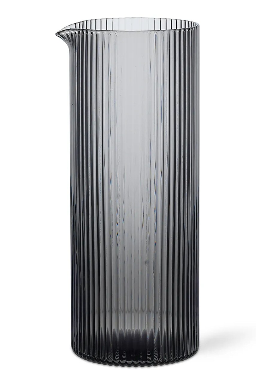 ferm LIVING ulcior de lapte Ripple Milk Jug 400 ml culoarea gri