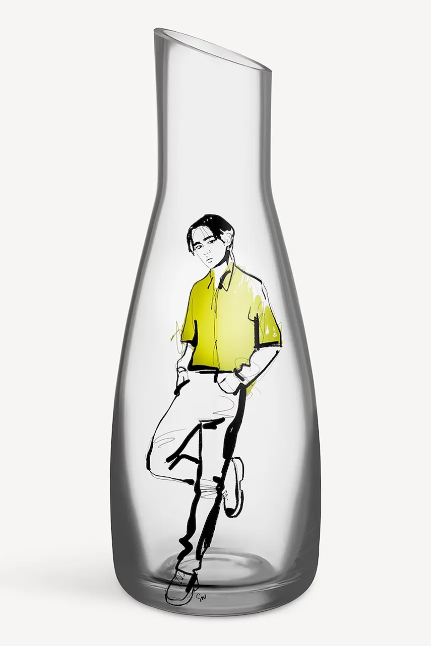 Kosta Boda carafă Welcome Him 1 L culoarea transparent