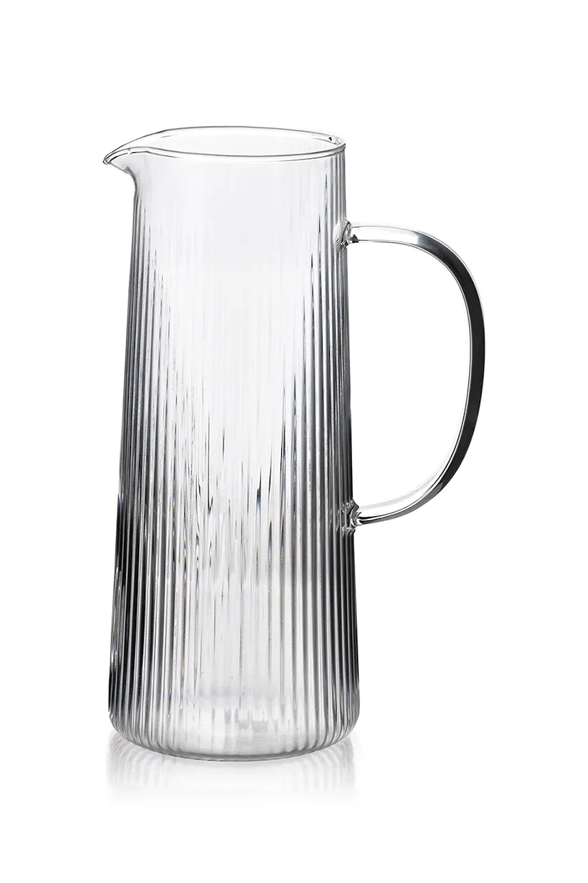 Levně Džbán Affek Design Modern Kitchen 1,3 L průhledná barva