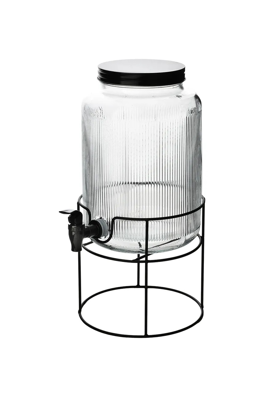 home & lifestyle dozator de apă cu capac și robinet Modern Kichen 5,2 L culoarea transparent