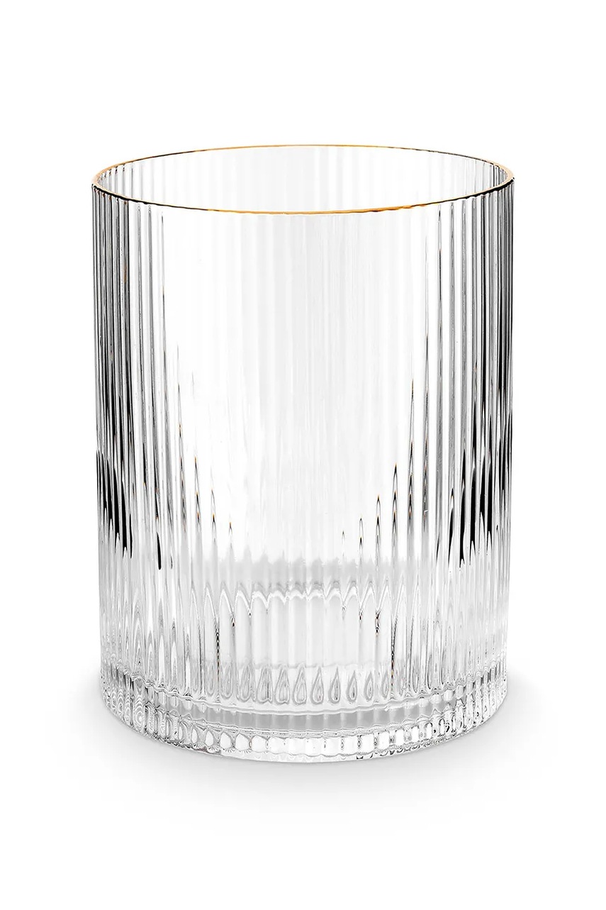 Levně Sklenka vtwonen Gold Rim 340 ml průhledná barva
