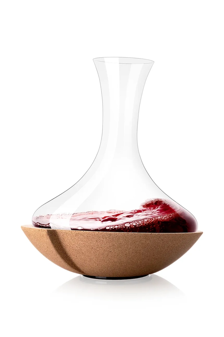 Levně Dekantační karafa na víno Vacu Vin Swirling Carafe průhledná barva