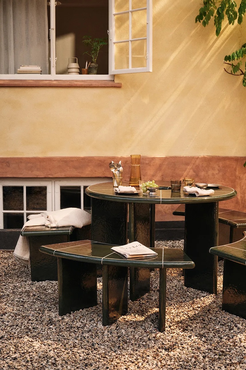 Ferm Living καράφα από χρωματισμένο γυαλί 25 x 11 cm φωτογραφία