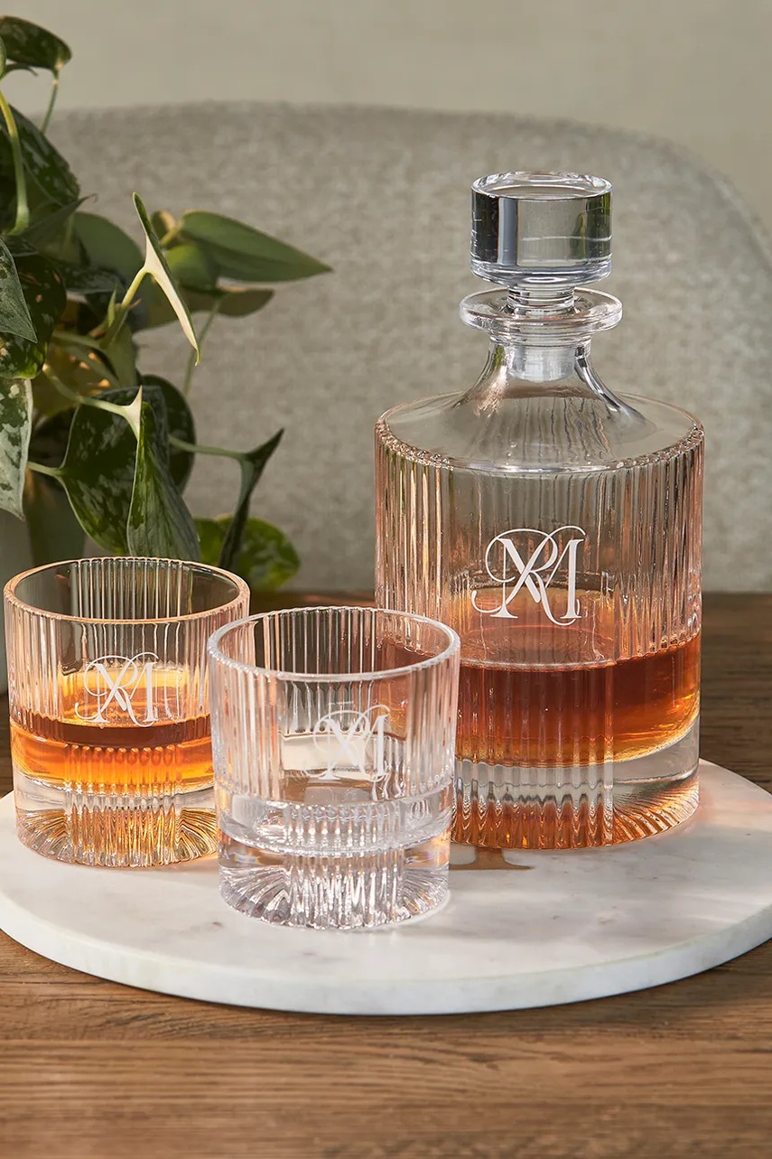 Riviera Maison pohár na whiskey zo skla