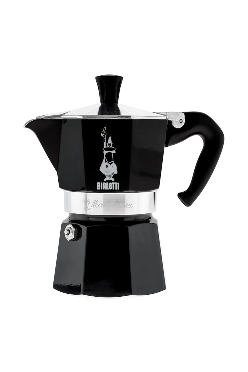 Bialetti ibric de cafea Moka Express 3 tz culoarea negru, 0