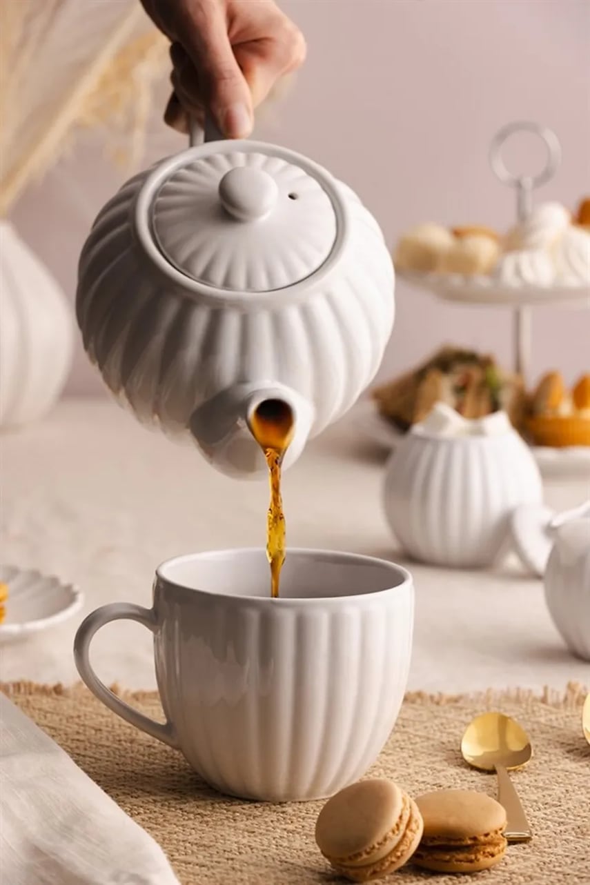 Price & Kensington ceainic Luxe 1,1 L culoarea alb